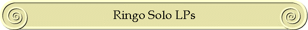 Ringo Solo LPs
